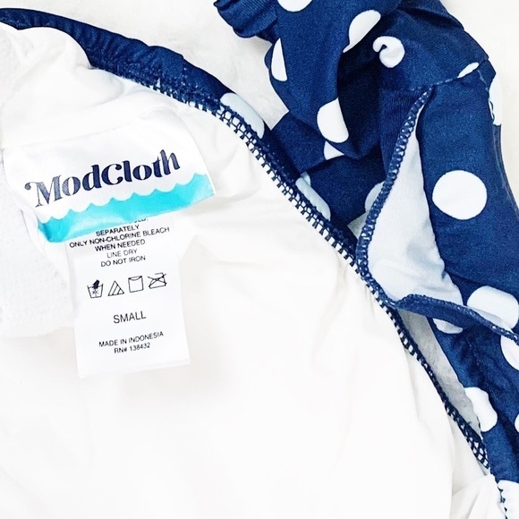 New ModCloth Reese Polka Dot One Piece Swimsuit - Picture 5 of 7